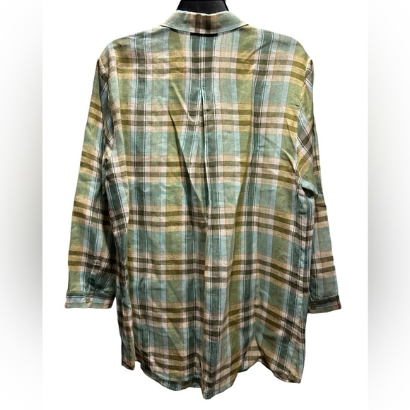 Lafayette 148 New York Sabira Linen button down shirt Size XL - Picture 4 of 10